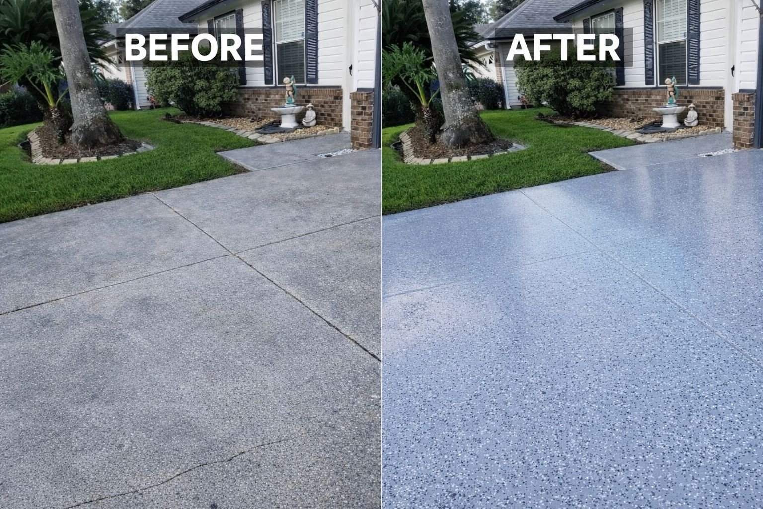 Driveway Coating Transformation
