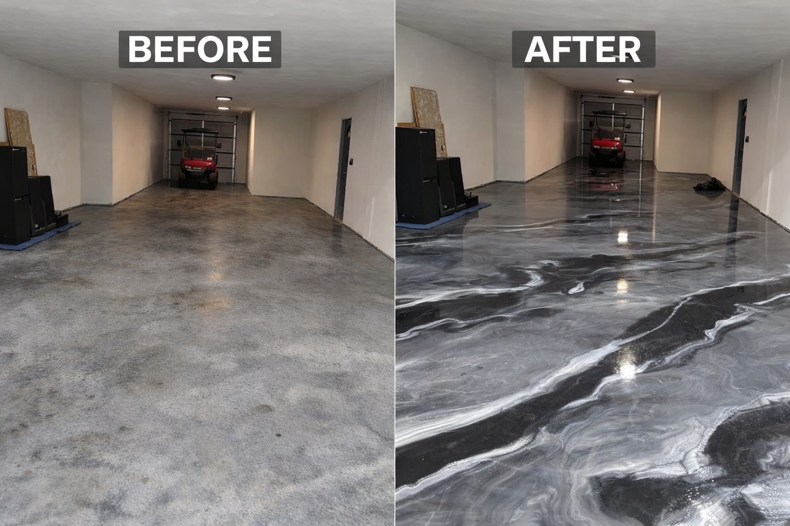 Metallic Epoxy Transformation